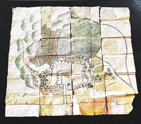 貞享四年（1687）検地絵図